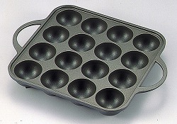 アルミたこ焼き器16穴／YR-7175