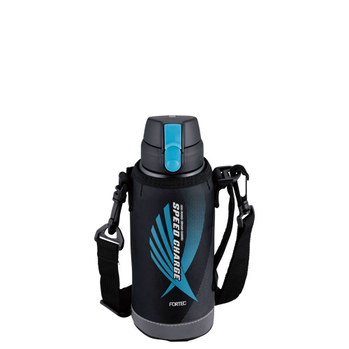 フォルテック ワンタッチ栓ダイレクトボトル0.6L(ブラック)