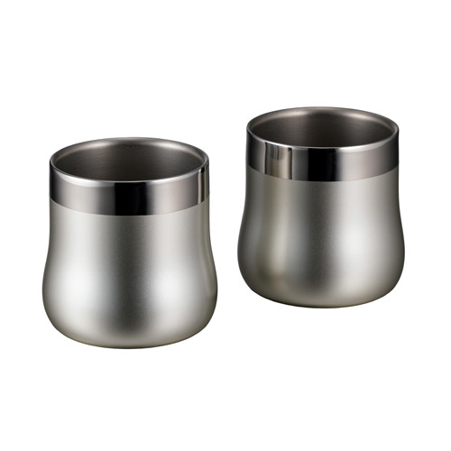 燕三 ステンレス二重タンブラー200ml 2個組