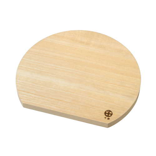 千歳 桐まな板30×26cm（かまぼこ型）