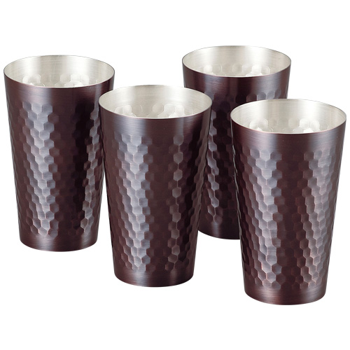 燕三(えんぞう) 純銅タンブラー 4Pcs