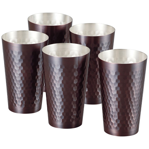 燕三(えんぞう) 純銅タンブラー 5Pcs
