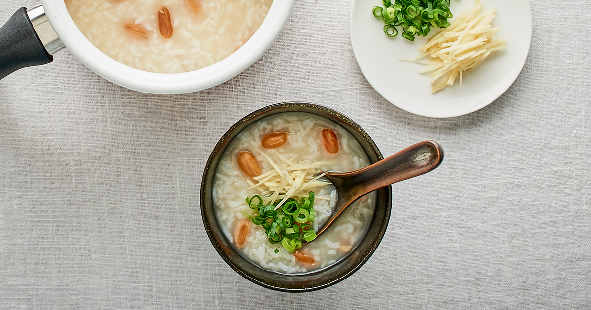 ご飯から作るバタピー粥