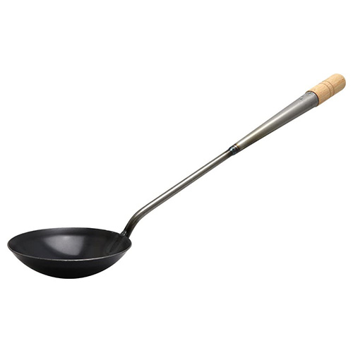 味道 鉄製中華お玉 小