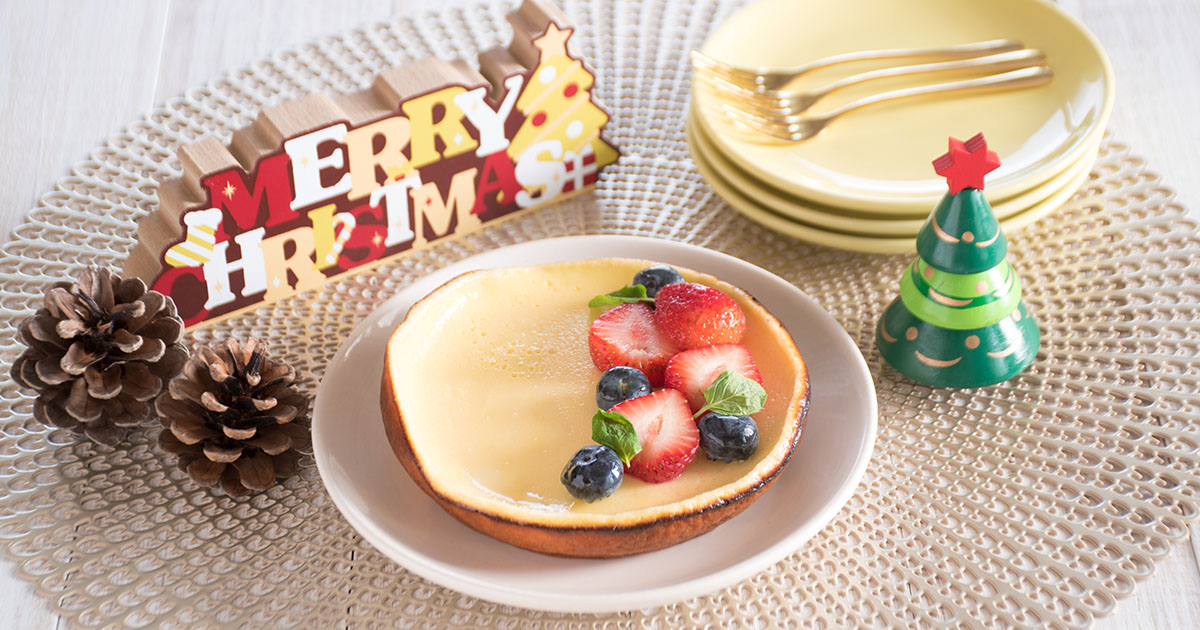 キラキラ☆クリスマスチーズケーキ