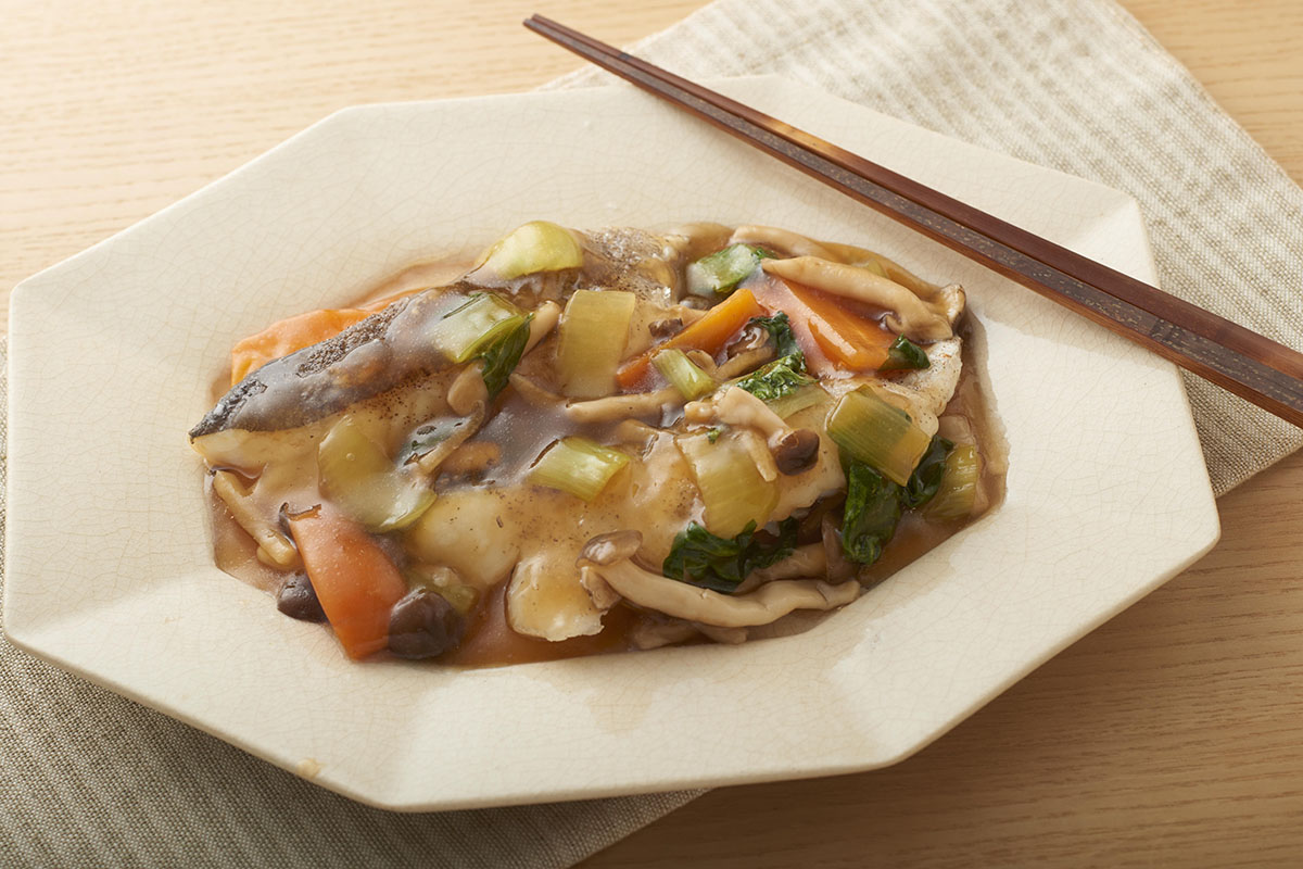 白身魚あんかけ