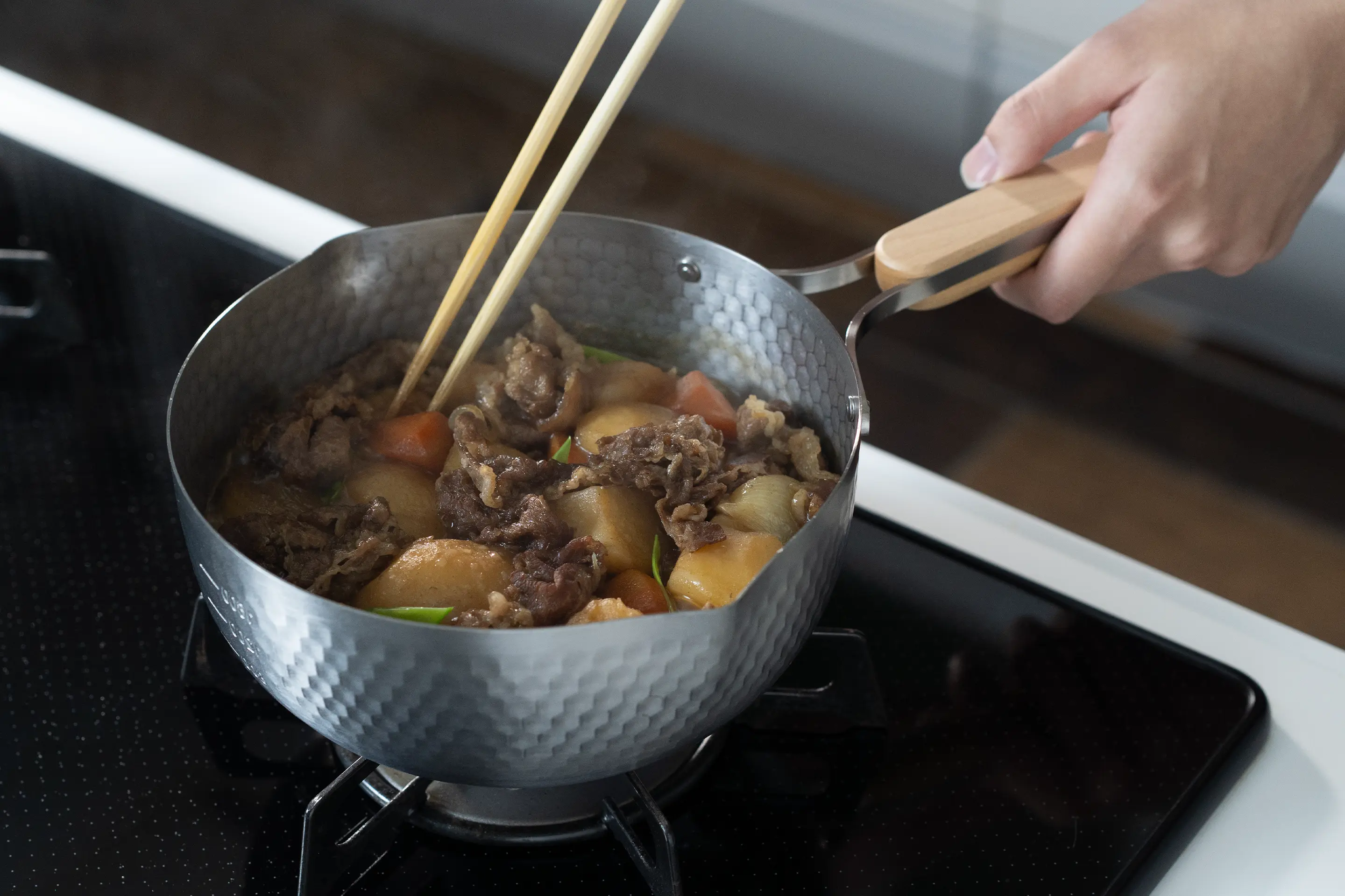 enzo IH対応ステンレス雪平鍋