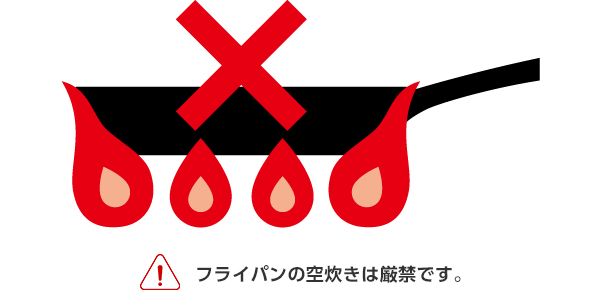 ふっ素樹脂製品で注意する事を教えてください。