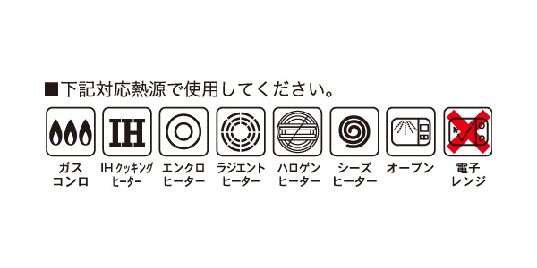 どのような熱源で使用出来ますか？