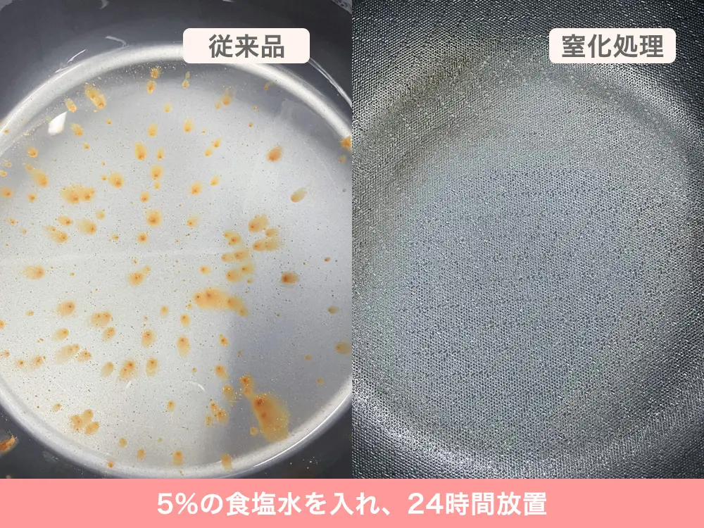 サビにくい窒化処理