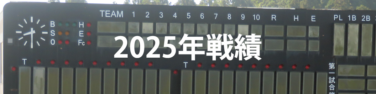 2025年戦績