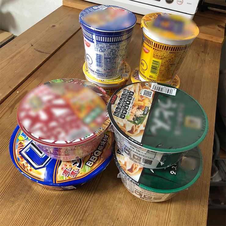 カップ麺パーティー
