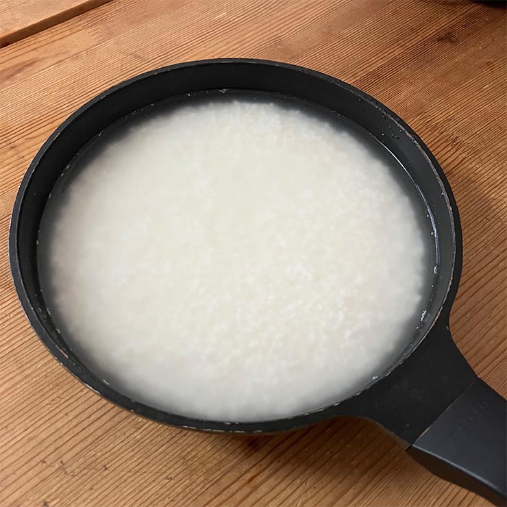 フライパン20cmで2合を炊飯