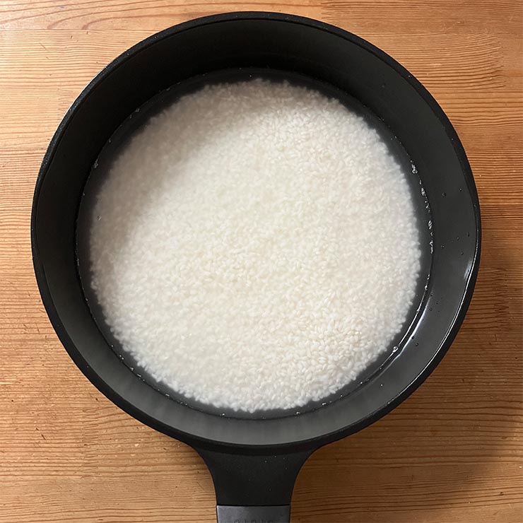 26cm深型フライパンで3合を炊飯