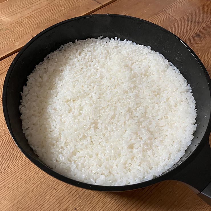 26cm深型フライパンで3合を炊飯