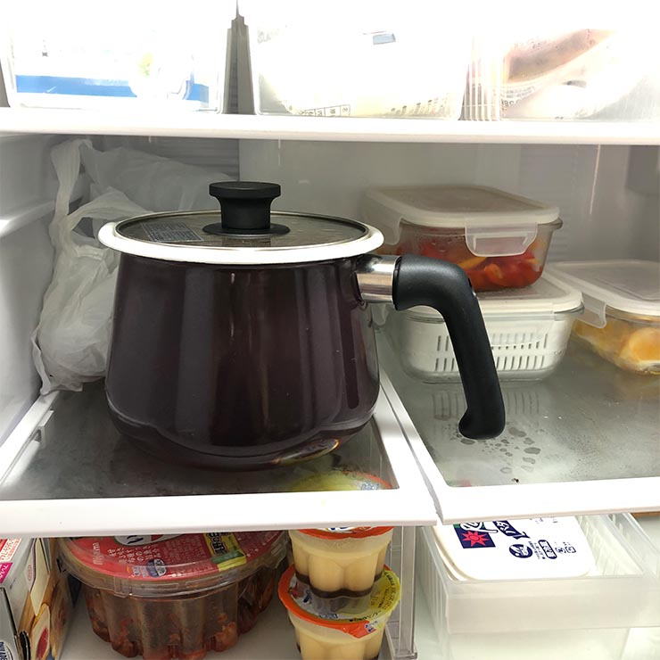 汁物も多めに作って冷蔵庫で保存