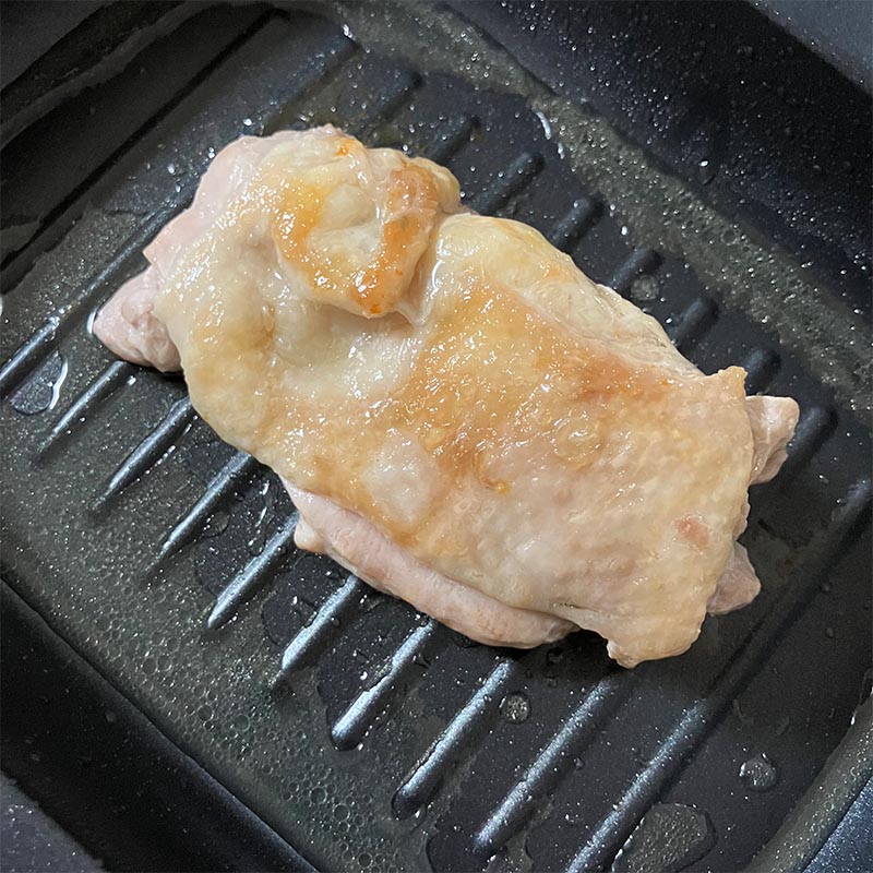 チキンソテー パリージュ レンジパンLで調理