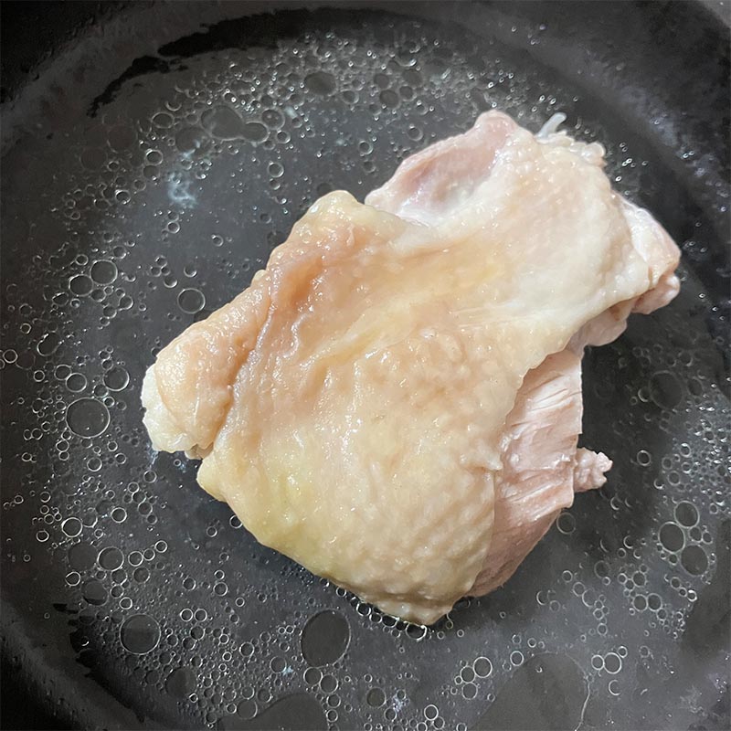 チキンソテー マジカリーノ レンジで発熱する皿24cmで調理
