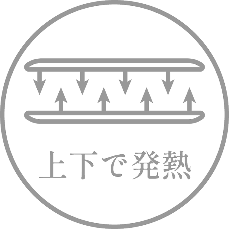 上下で発熱
