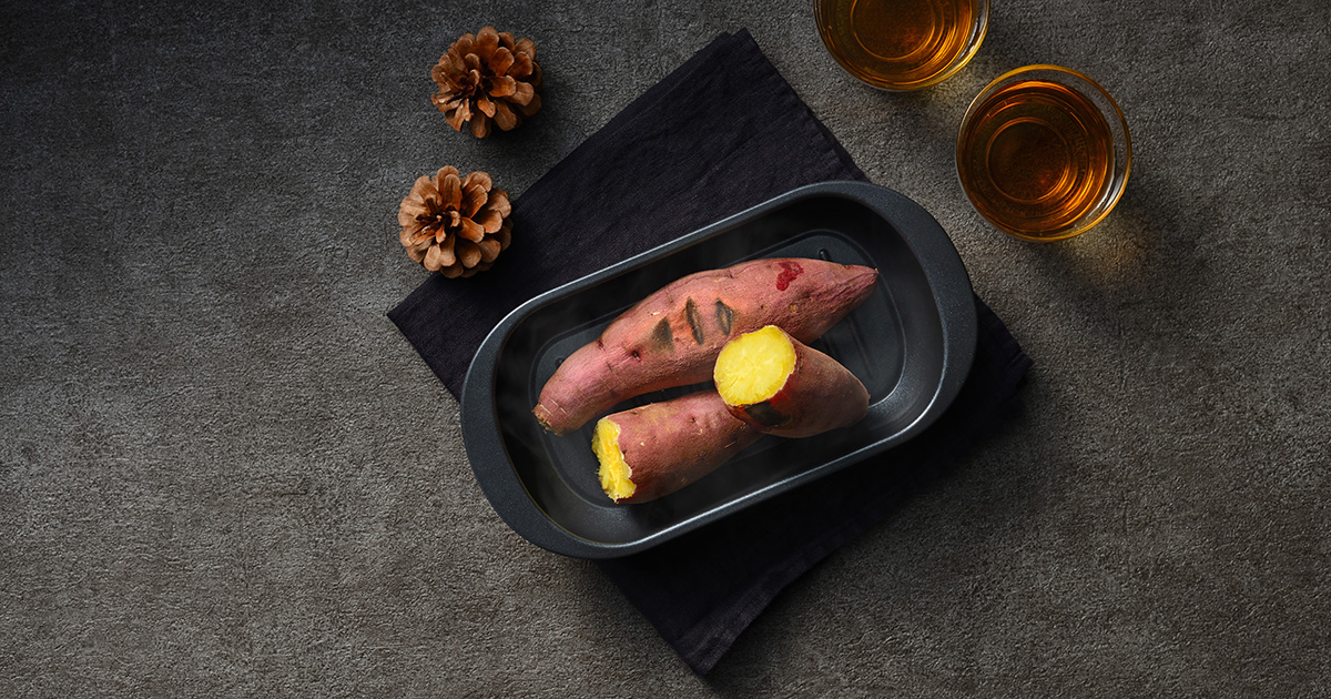 レンジでホクホク焼き芋が手軽に楽しめる未来型ロースターが新登場