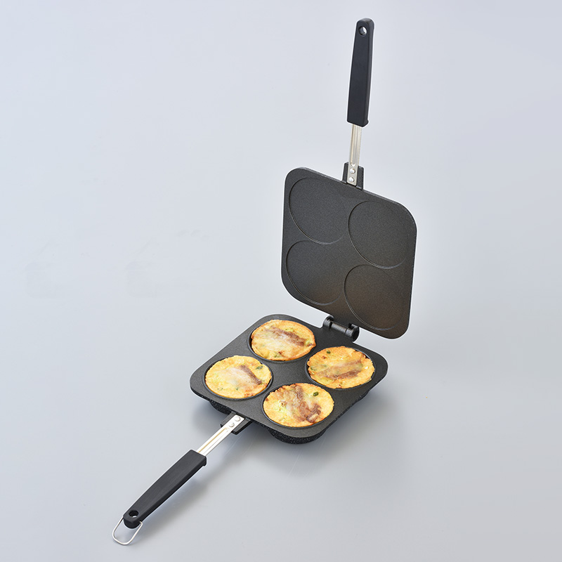 一度に4個焼けて(4個取りの商品)お弁当にも持っていきやすいサイズ感です。冷凍保存して小腹がすいた時に食べるのもおすすめ!