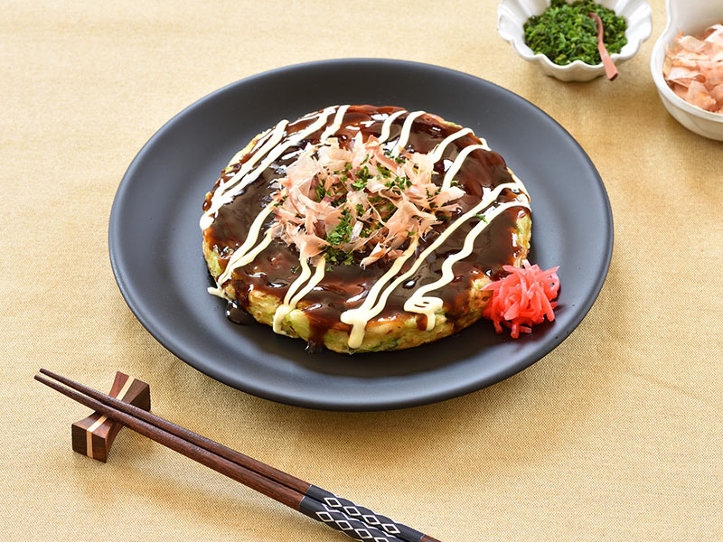 簡単お好みプレート(17cm)で作る、お好み焼きレシピ