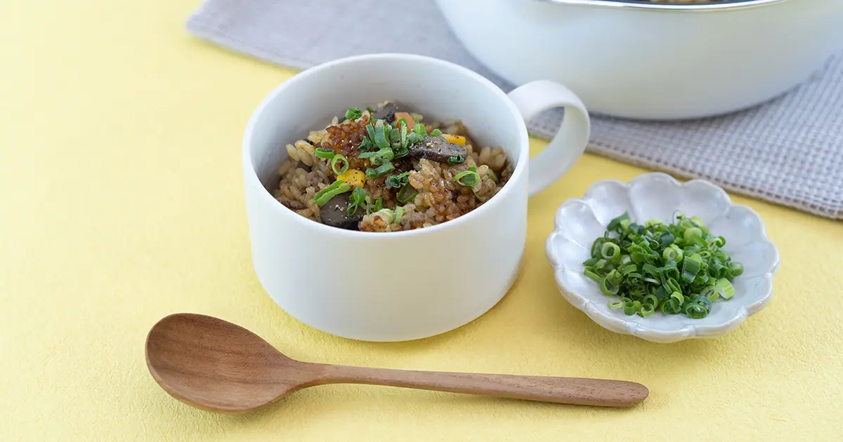 固形ルウで速攻！和風カレーピラフ