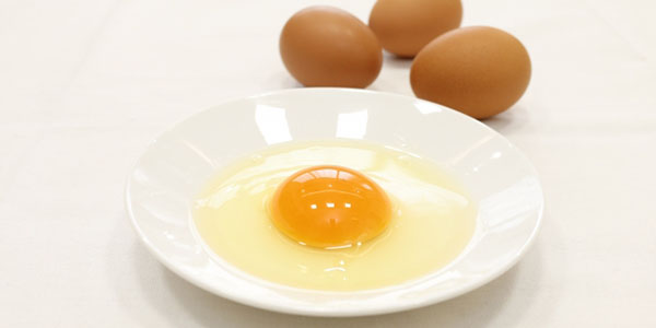 たんぱく質豊富な卵