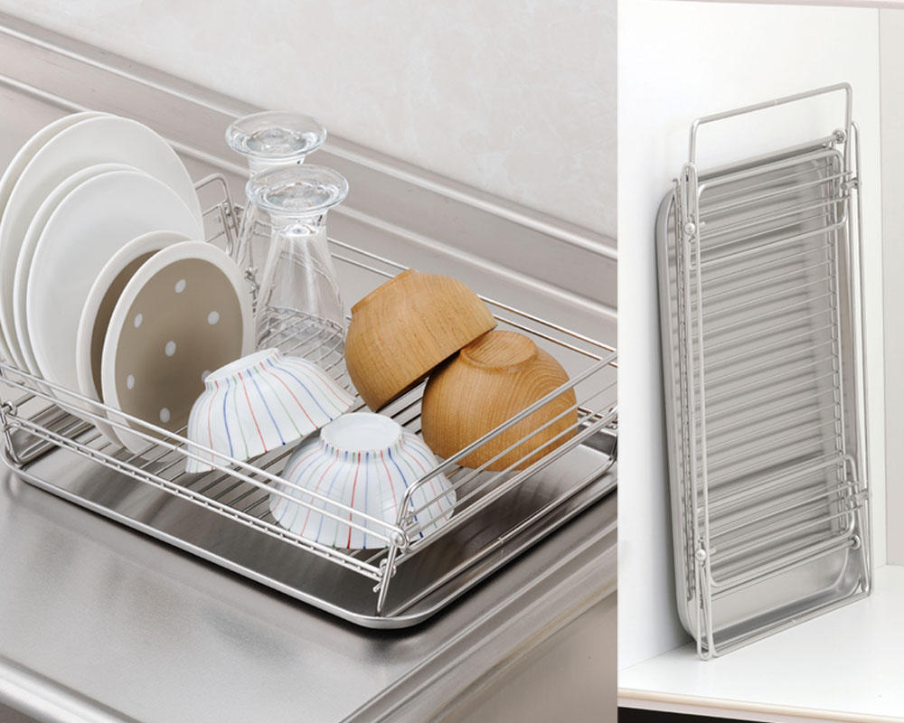 たためる水切りかご