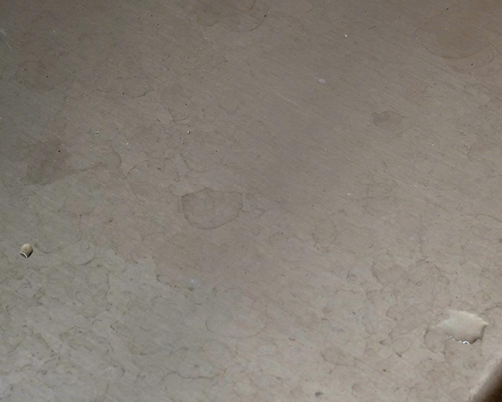 水アカがついてしまった様子