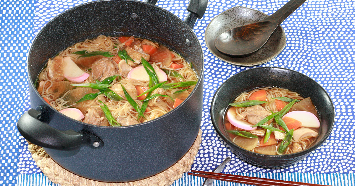 味噌煮込み風にゅうめん