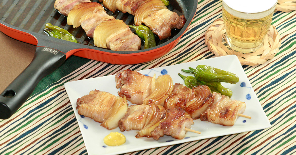 豚串のグリル（室蘭焼き鳥風）