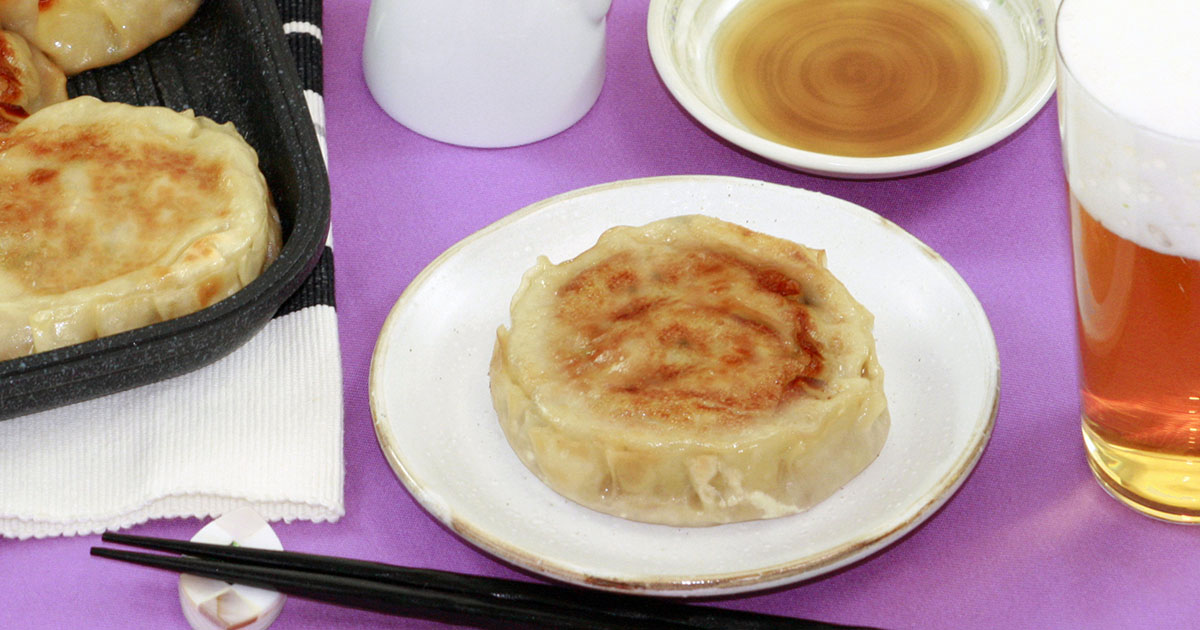 大きな丸餃子