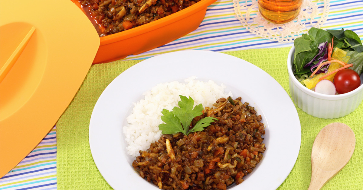 チンして混ぜるだけ！ドライカレー