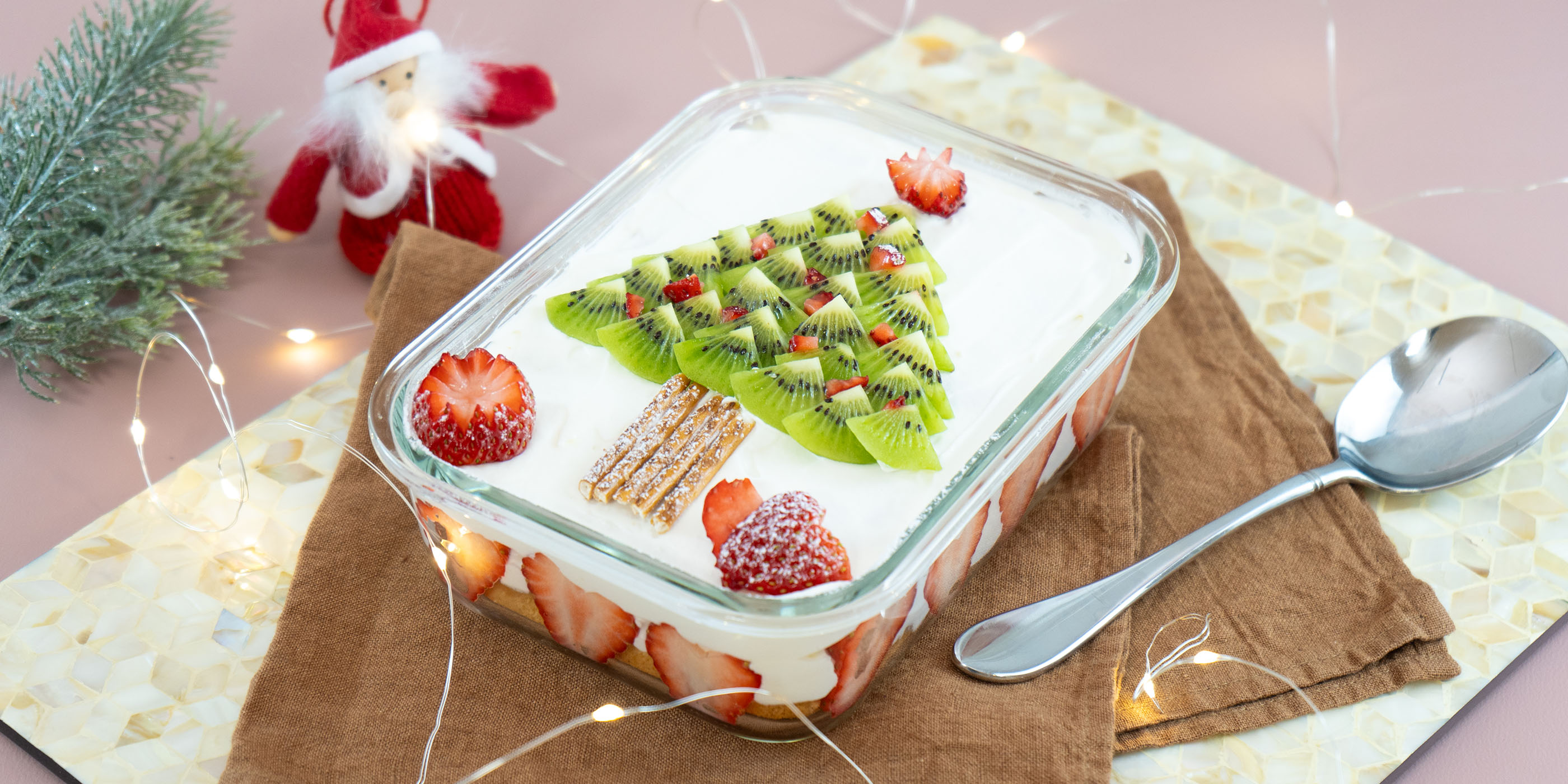 クリスマスツリーのスコップケーキ🎄