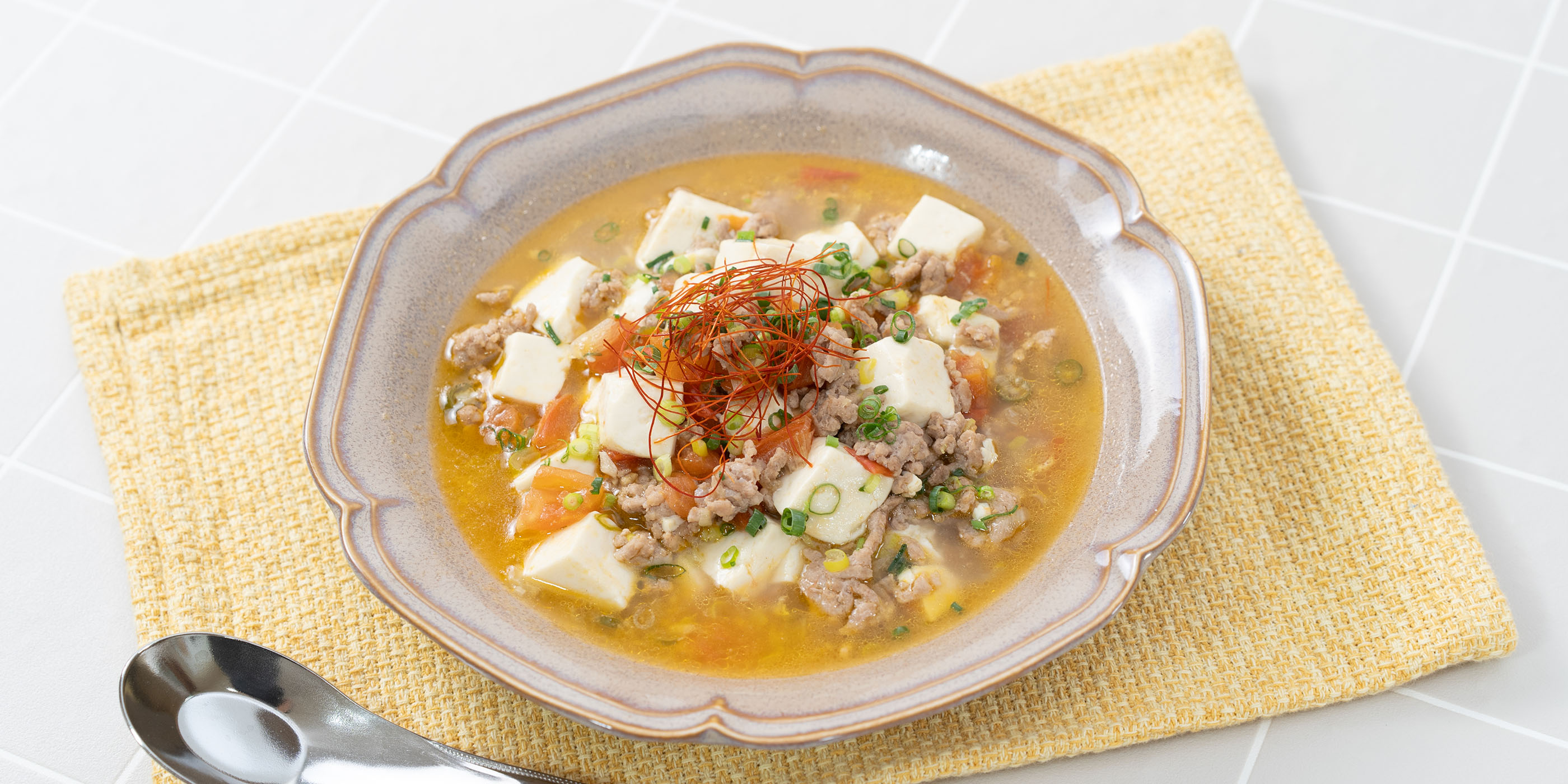 新感覚!トマト塩麻婆豆腐