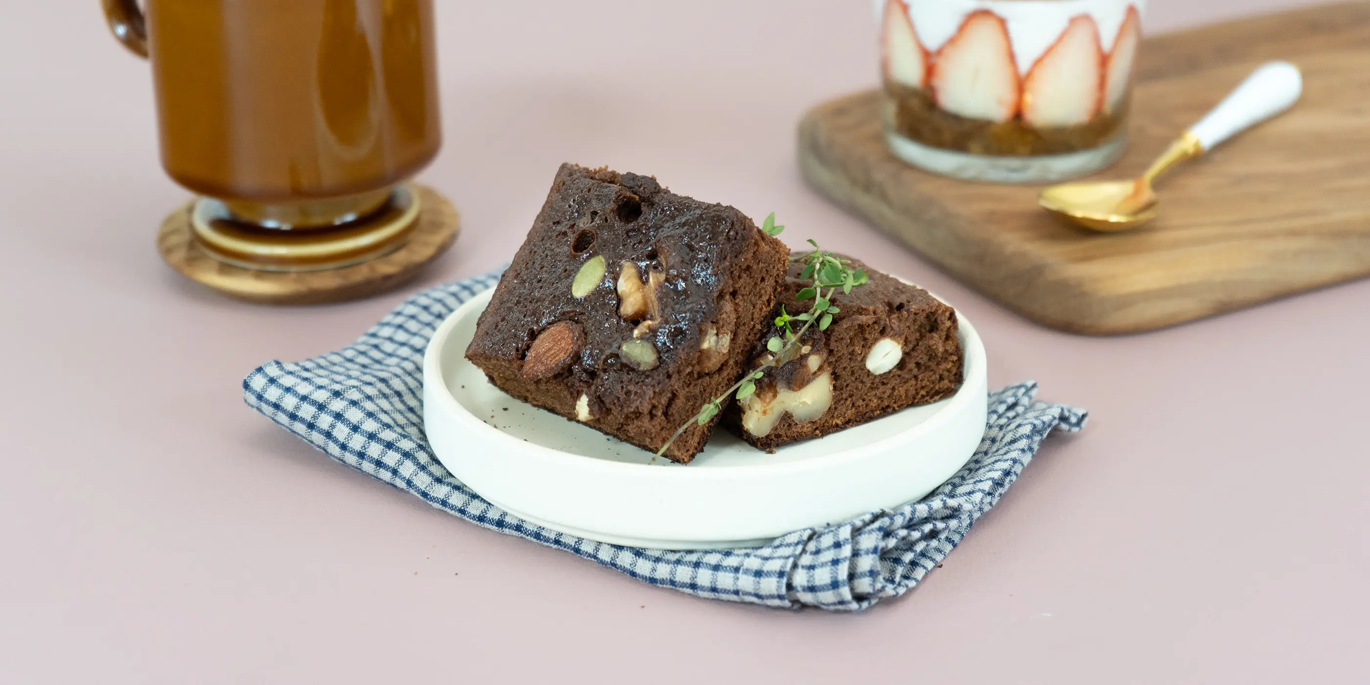 玉子焼き器で作るチョコレートケーキ