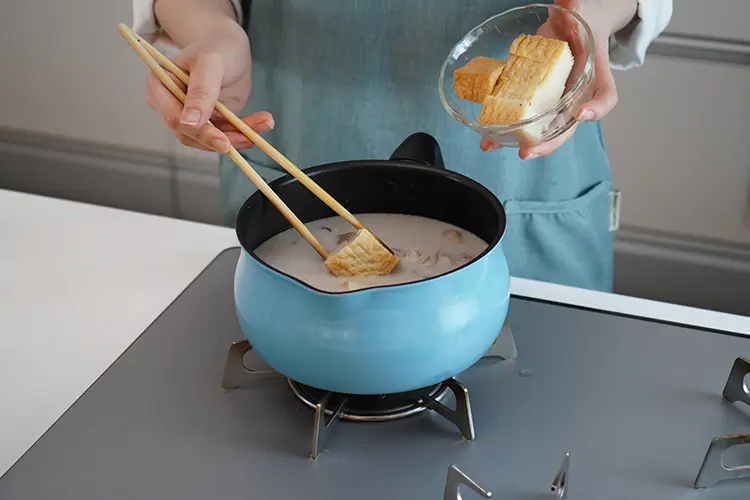 厚揚げも加える