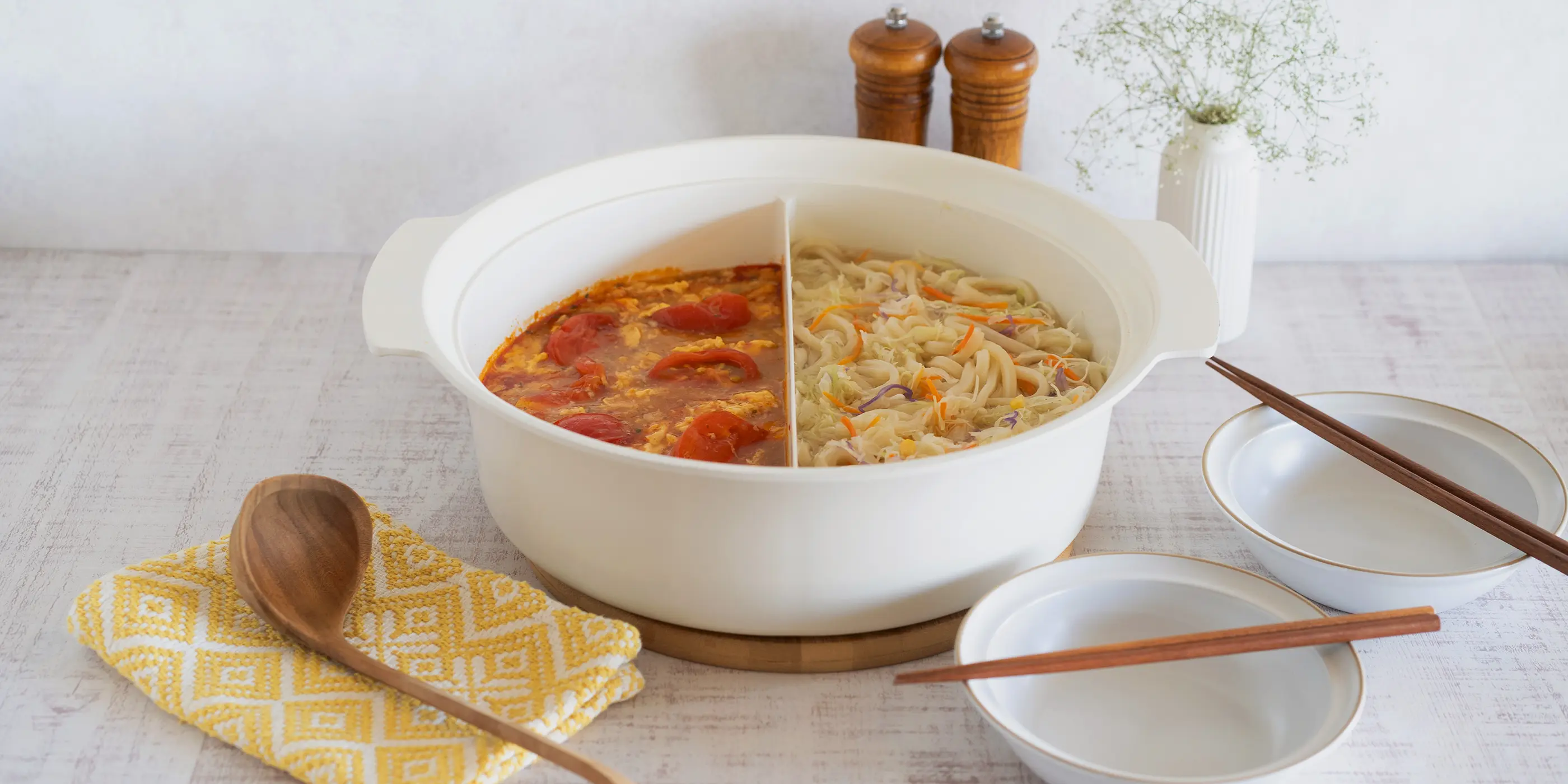 サンラータンつけうどん