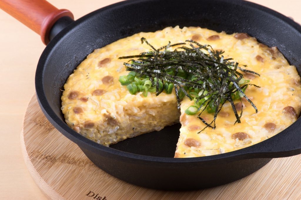 納豆ライスキッシュ