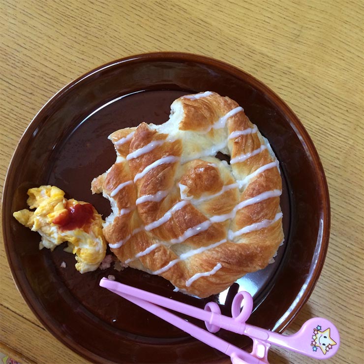 子どもの朝食食べ残し