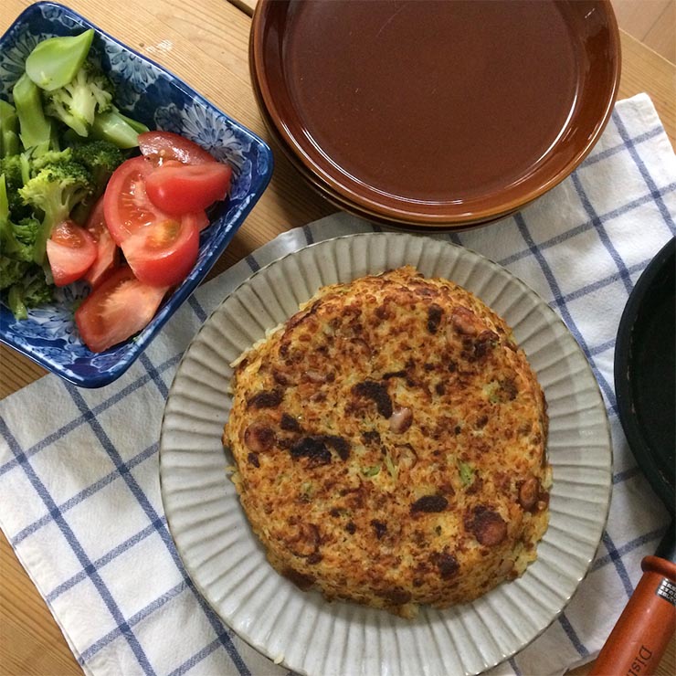 納豆キッシュ完成