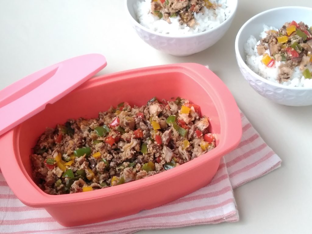 カラフル♪鯖のしっとりふりかけ完成イメージ