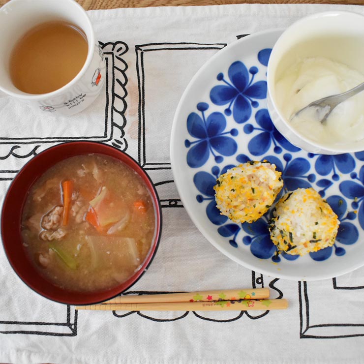 リメイク豚汁と朝ごはん
