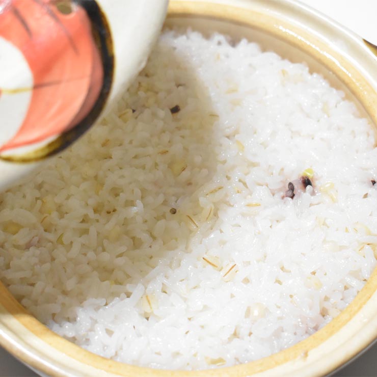 土鍋で炊いたご飯