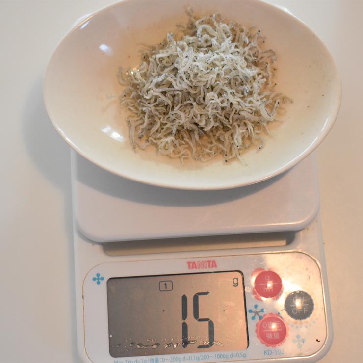 ちりめんじゃこ15g