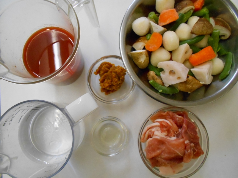 カットされた食材
