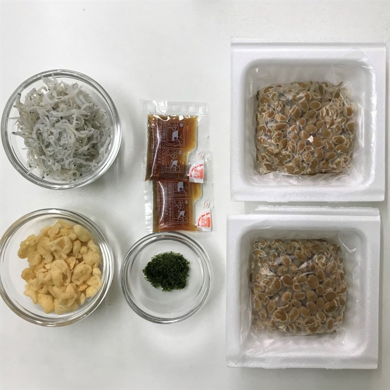 サクサク♪しらす納豆の食材