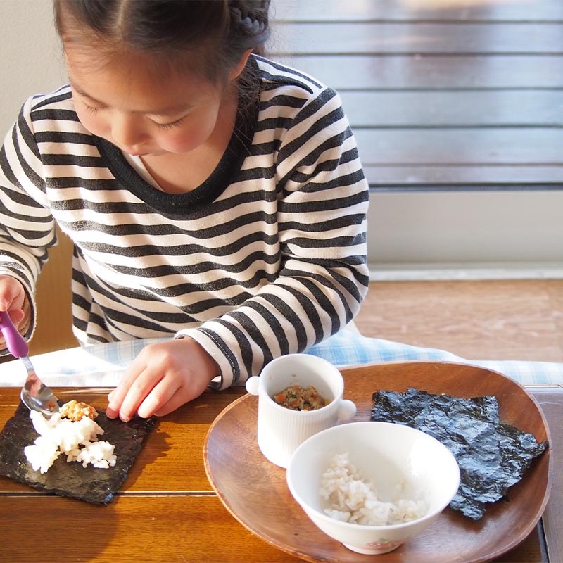 子供 自分で手巻き