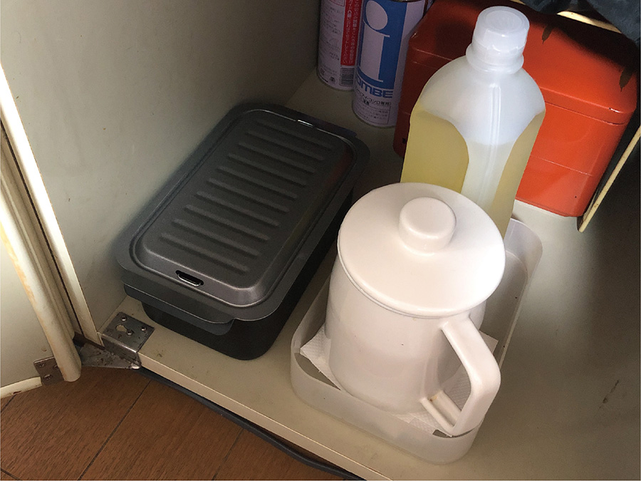 取り出しも収納もとてもスムーズ